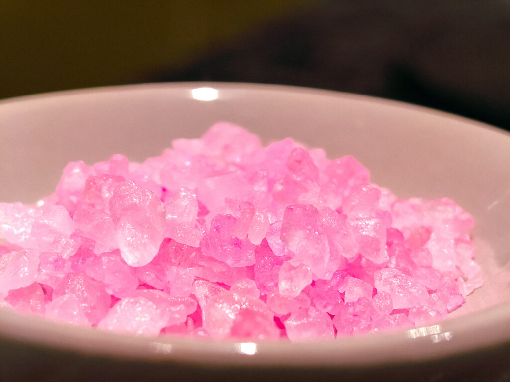 scented simmering granules sizzlers in a wax burner releasing fragrance