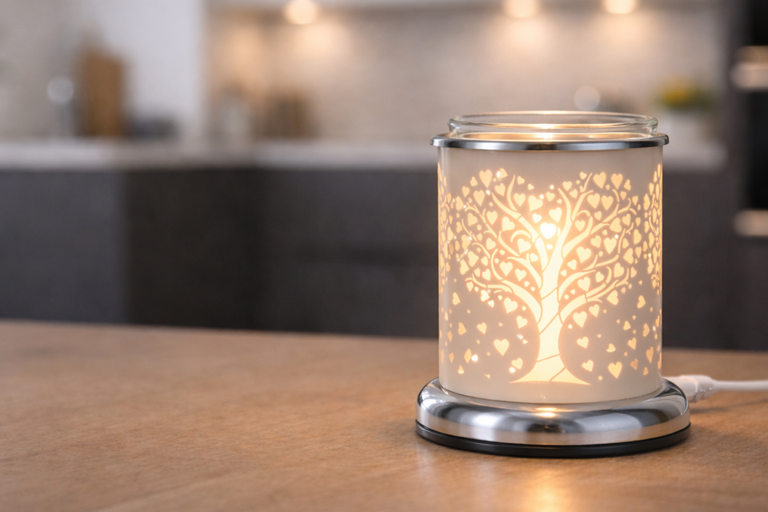 Tree of life electric burner for sizzlers in modern kitchen